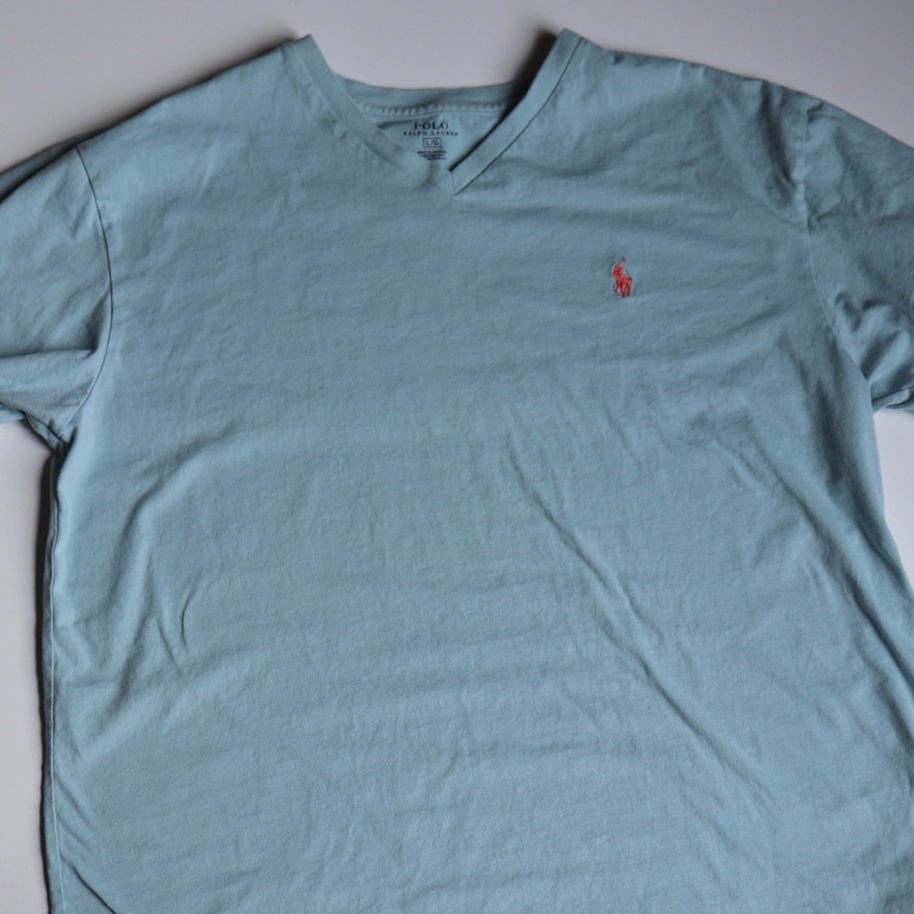 Ralph Lauren V-Neck Polo Tee!